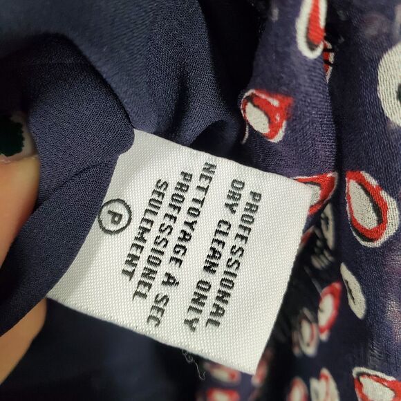 DVF Diane Von Furstenberg 0 Jamie Silk Blend Long Sleeve Cocktail Tiered Dress - Picture 11 of 12